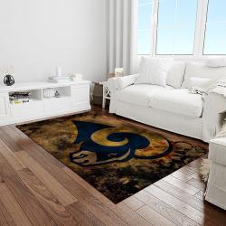 NFL Los Angeles Rams Football Team Logo Rectangle Area Rug LAR28
