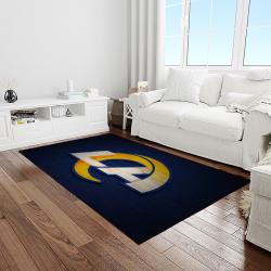 NFL Los Angeles Rams Football Team Logo Rectangle Area Rug LAR32