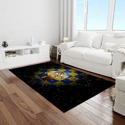 NFL Los Angeles Rams Football Team Logo Rectangle Area Rug LAR49