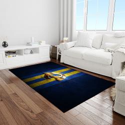 NFL Los Angeles Rams Football Team Logo Rectangle Area Rug LAR58