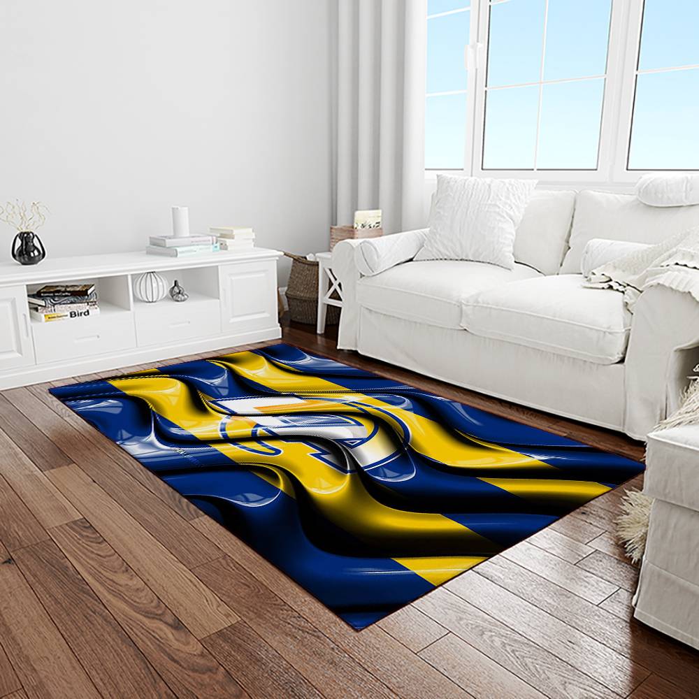 NFL Los Angeles Rams Football Team Logo Rectangle Area Rug LAR60