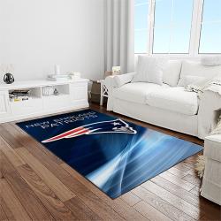 NFL New England Patriots Football Team Logo Rectangle Area Rug NEP01