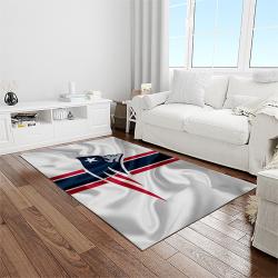 NFL New England Patriots Football Team Logo Rectangle Area Rug NEP02
