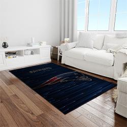 NFL New England Patriots Football Team Logo Rectangle Area Rug NEP03