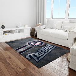 NFL New England Patriots Football Team Logo Rectangle Area Rug NEP07