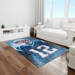 NFL New England Patriots Football Team Logo Rectangle Area Rug NEP09