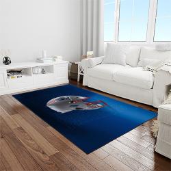 NFL New England Patriots Football Team Logo Rectangle Area Rug NEP11