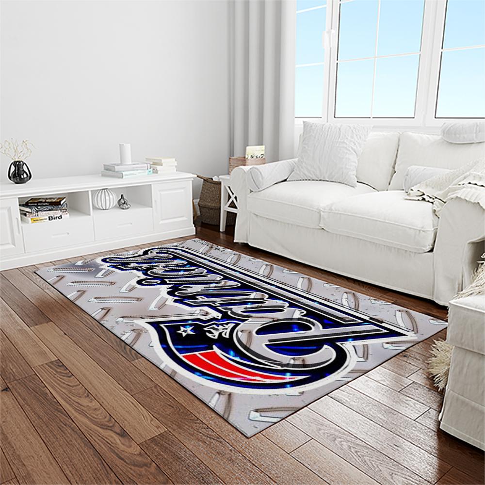 NFL New England Patriots Football Team Logo Rectangle Area Rug NEP19