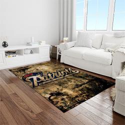 NFL New England Patriots Football Team Logo Rectangle Area Rug NEP25