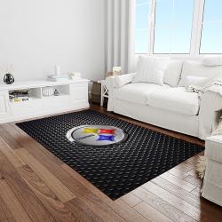 NFL Pittsburgh Steelers Football Team Logo Rectangle Area Rug PTTS01