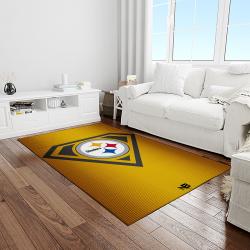 NFL Pittsburgh Steelers Football Team Logo Rectangle Area Rug PTTS06