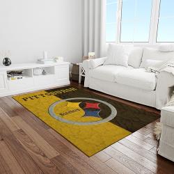 NFL Pittsburgh Steelers Football Team Logo Rectangle Area Rug PTTS07