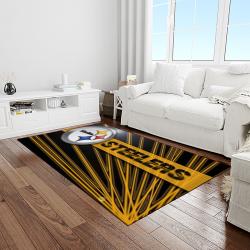 NFL Pittsburgh Steelers Football Team Logo Rectangle Area Rug PTTS12