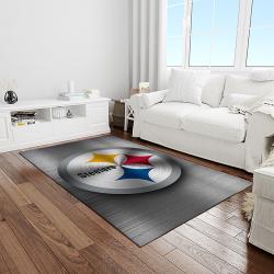 NFL Pittsburgh Steelers Football Team Logo Rectangle Area Rug PTTS33