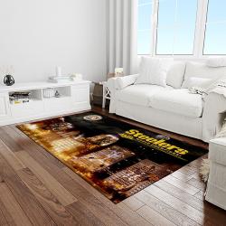NFL Pittsburgh Steelers Football Team Logo Rectangle Area Rug PTTS44