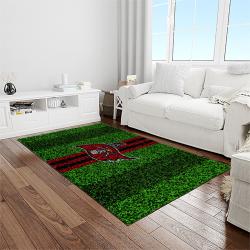 NFL Tampa Bay Buccaneers Team Logo Rectangle Area Rug TBB06