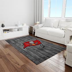 NFL Tampa Bay Buccaneers Team Logo Rectangle Area Rug TBB08