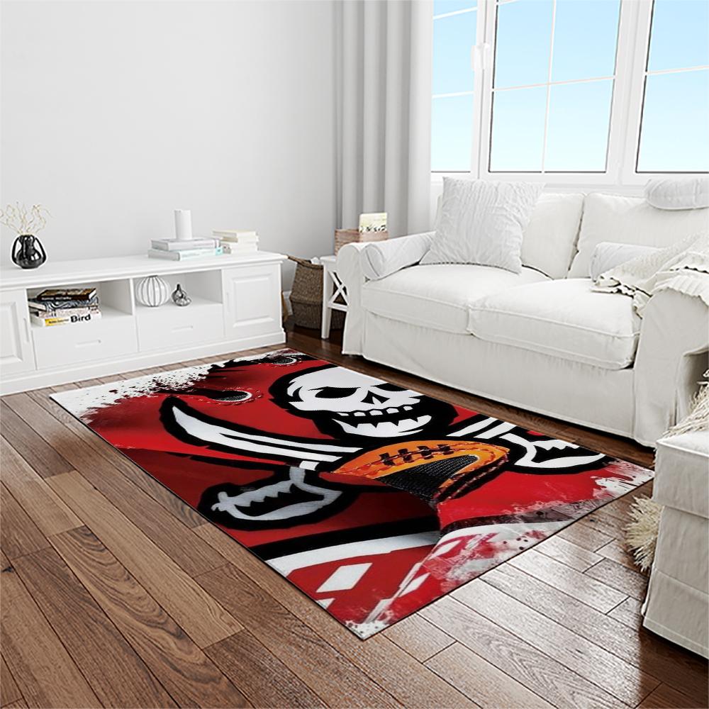 NFL Tampa Bay Buccaneers Team Logo Rectangle Area Rug TBB26