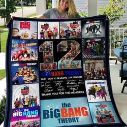 12 Years Of The Big Bang Theory Quilt Blanket Great Customized Blanket Gifts For Birthday Christmas Thanksgiving and Home Decor