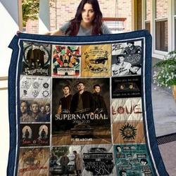 15 Years Of Supernaturals 3D Customized Quilt Blanket 348 and Home Decor
