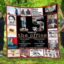 15 Years Of The Office - Quilt and Home Decor