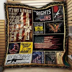2Nd Amendment Quilt Blanket Th751  Quilt and Home Decor