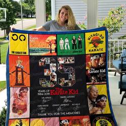 35Th Years Of The Karate Kid Quilt Blanket Great Customized Blanket Gifts For Birthday Christmas Thanksgiving and Home Decor