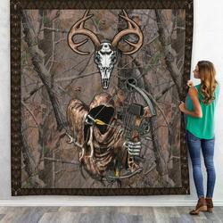 3D Bow Hunting Custom Quilt and Home Decor