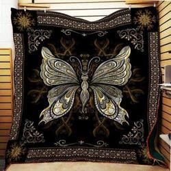3d Butterfly Quilt Blanket Th190 and Home Decor