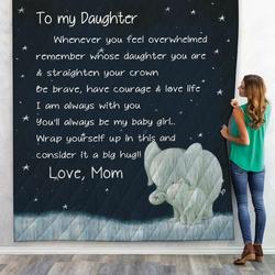 3D Custom Name Quilt Elephant and Home Decor