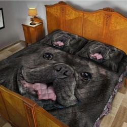 3D French Bulldog Custom Quilt and Home Decor