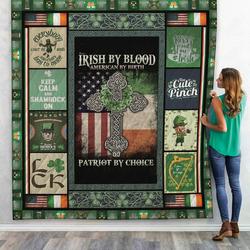 3D Irish Pride St Patrick Day Custom Quilt and Home Decor
