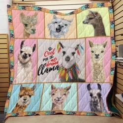 3d Llama Quilt Blanket Th195 and Home Decor