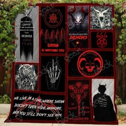 666 Satan Quilt Blanket and Home Decor