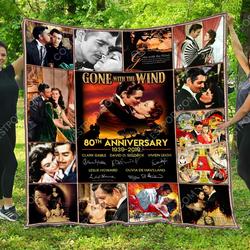 80Th Anniversary 1939-2019 - Gone With The Wind - Quilt and Home Decor