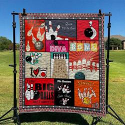 A Bowling Td2809001 Quilt Blanket and Home Decor