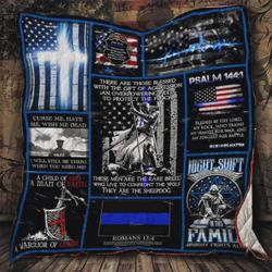 A Child Of God A Man Of Faith Quilt Blanket Great Customized Blanket Gifts For Birthday Christmas Thanksgiving and Home Decor