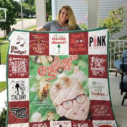 A Christmas Story Quilt Blanket Ver 17-3 and Home Decor