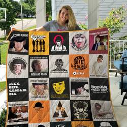 A Clockwork Orange T-Shirt Quilt Blanket and Home Decor