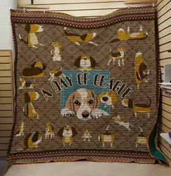 A Day Of Beagle Quilt and Home Decor