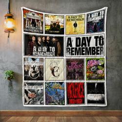 A Day To Remember Album Covers Quilt Blanket and Home Decor