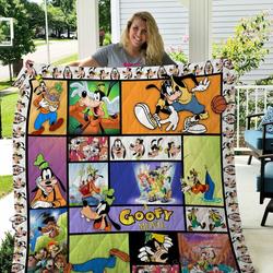 A Goofy Movie, Goofy & Max, Disney Quilt Blanket Goofy Disney Gift For Fans and Home Decor