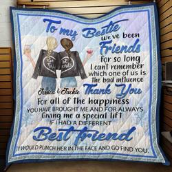 A Letter To My Bestie Quilt Blanket A152 and Home Decor
