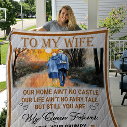A Letter To My Wife Quilt Blanket Bs1109 and Home Decor