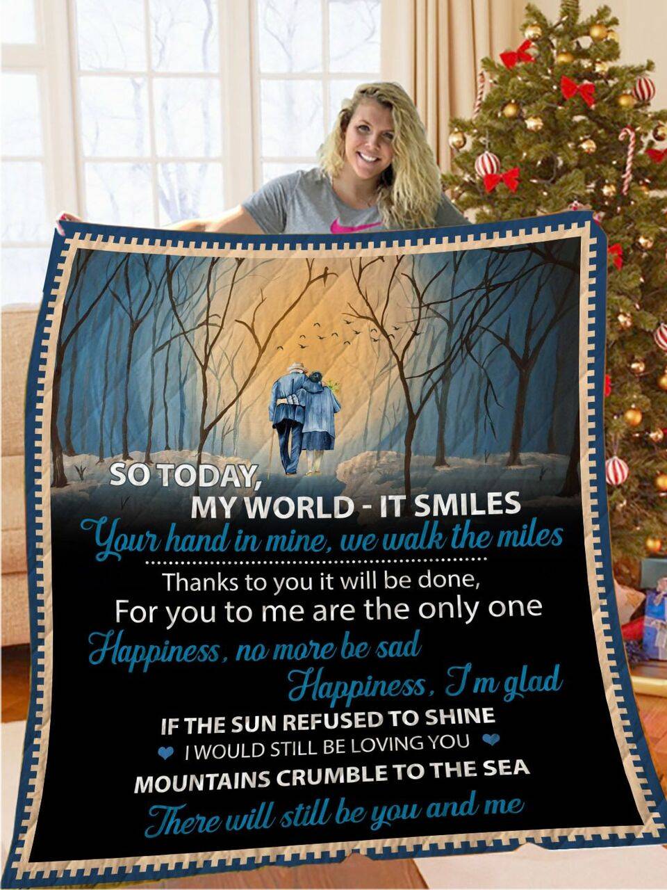 A Letter To My World Quilt Blanket A183 and Home Decor