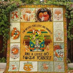 A Little Go Fox Quilt and Home Decor