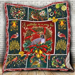 A Partridge In A Pear Tree Cl18100003Mdq Quilt Blanket and Home Decor