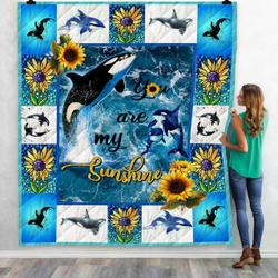 Aa You Are My Sunshine Orca Sunflower Quilt Lifqh Fuct2409 and Home Decor