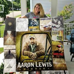 Aaron Lewis Quilt Blanket For Fans Ver 17 and Home Decor