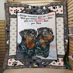 About Rottweiler Quilt Blanket  Quilt and Home Decor